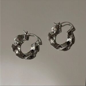 bohemian hoop earrings A379